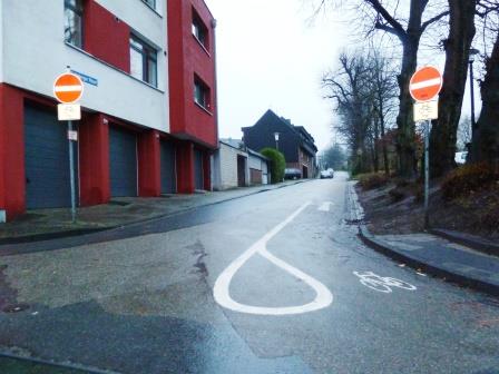 Foto Öffnung Einbahnstraße Heideberger Mauer